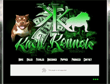 Tablet Screenshot of kashkennels.com